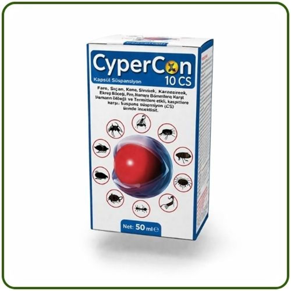 Cypercon 10 CS Kokusuz Haşere İlacı | 50 Ml