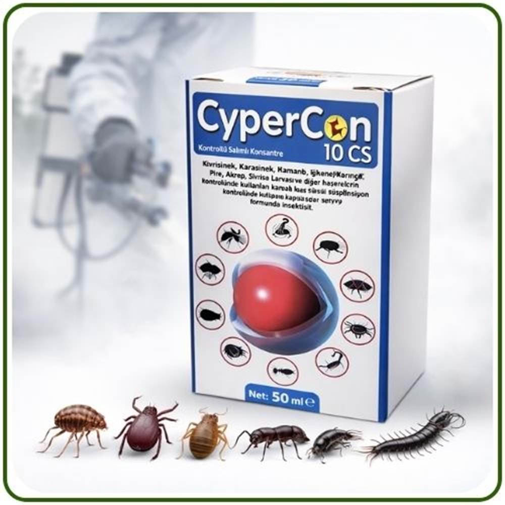 Cypercon 10 CS Kokusuz Haşere İlacı | 50 Ml