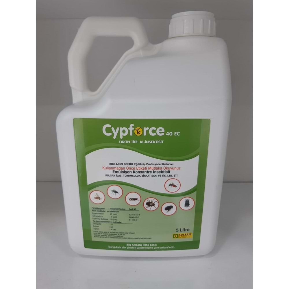 Cypforce 40 EC Kokulu Haşere Öldürücü | 5 litre