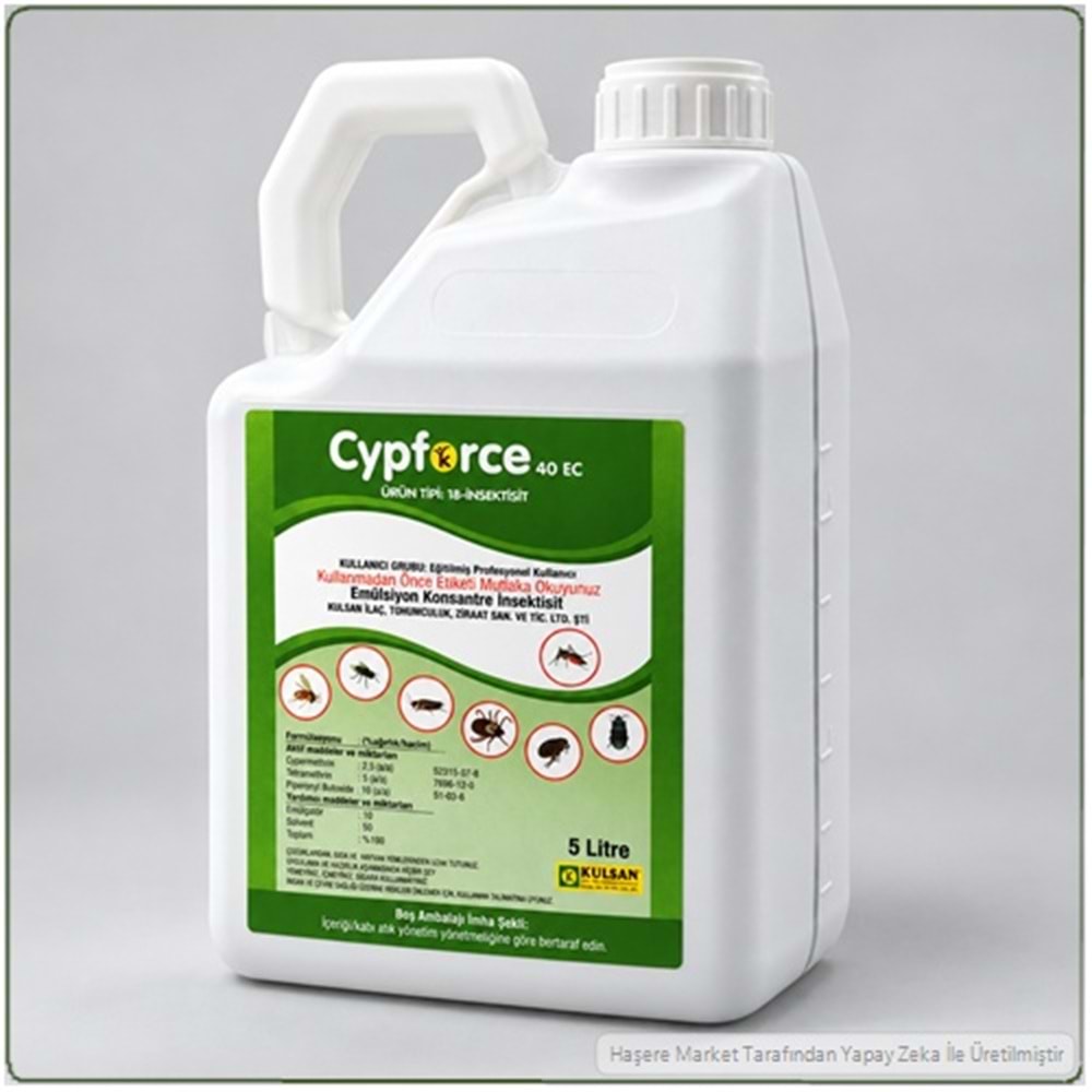 Cypforce 40 EC Kokulu Haşere Öldürücü | 5 litre
