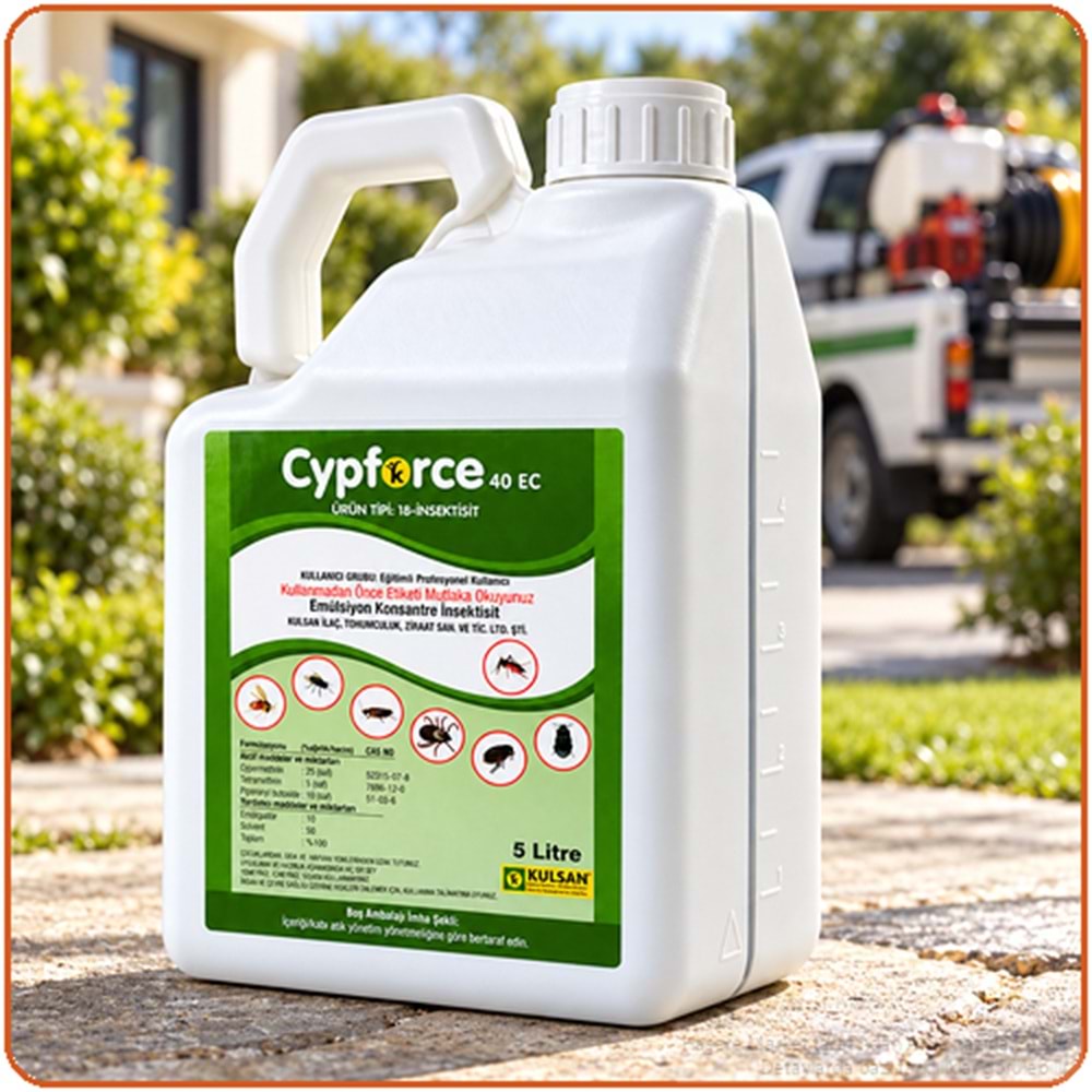Cypforce 40 EC Kokulu Haşere İlacı | 5 Litre
