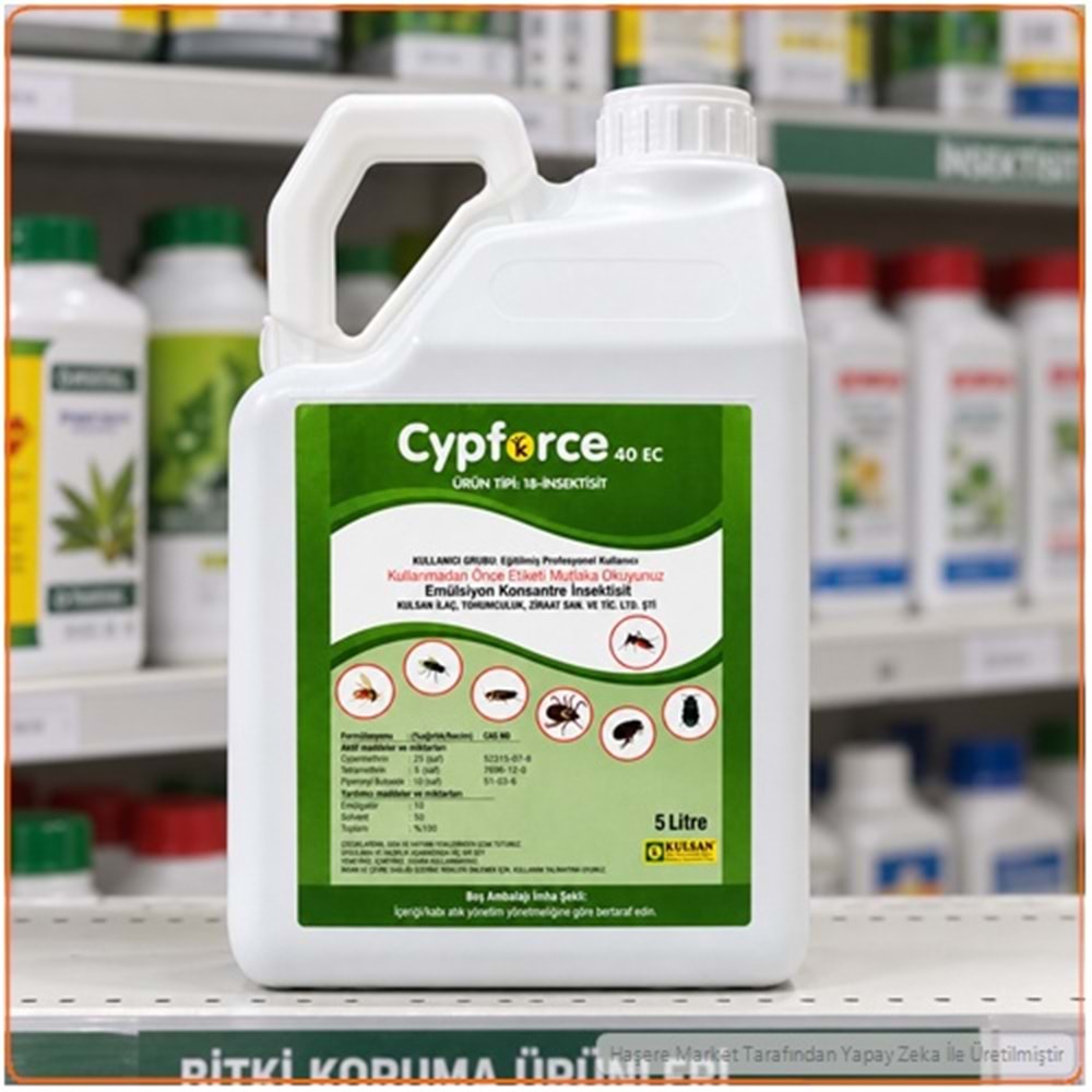 Cypforce 40 EC Kokulu Haşere Öldürücü | 5 litre
