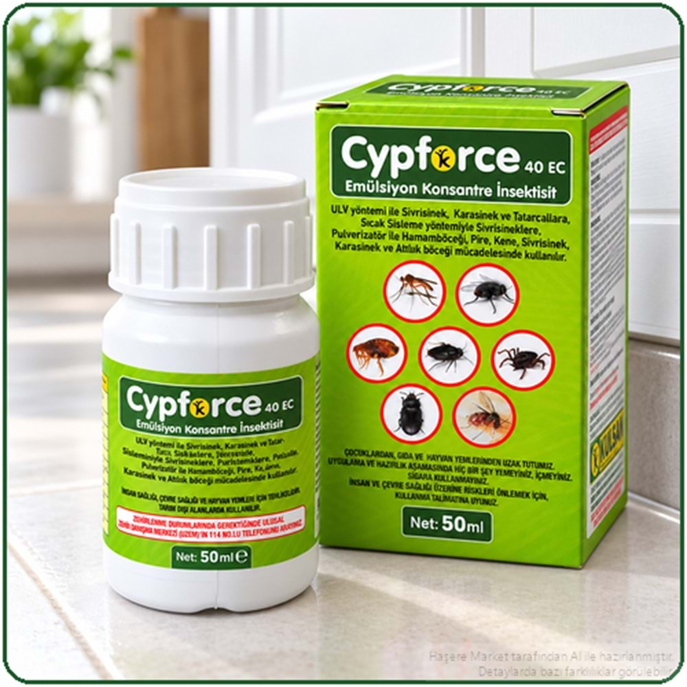 Cypforce 40 EC Kokulu Haşere İlacı | 50 Ml