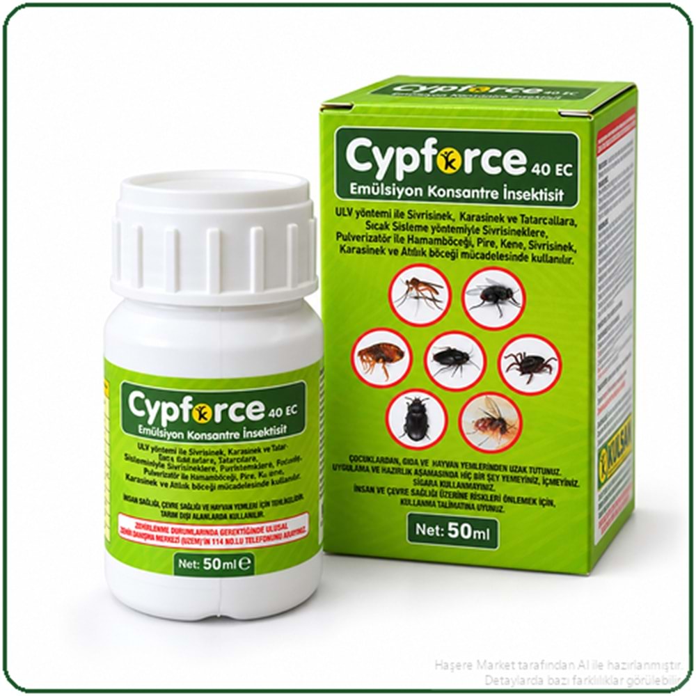 Cypforce 40 EC Kokulu Haşere İlacı | 50 Ml