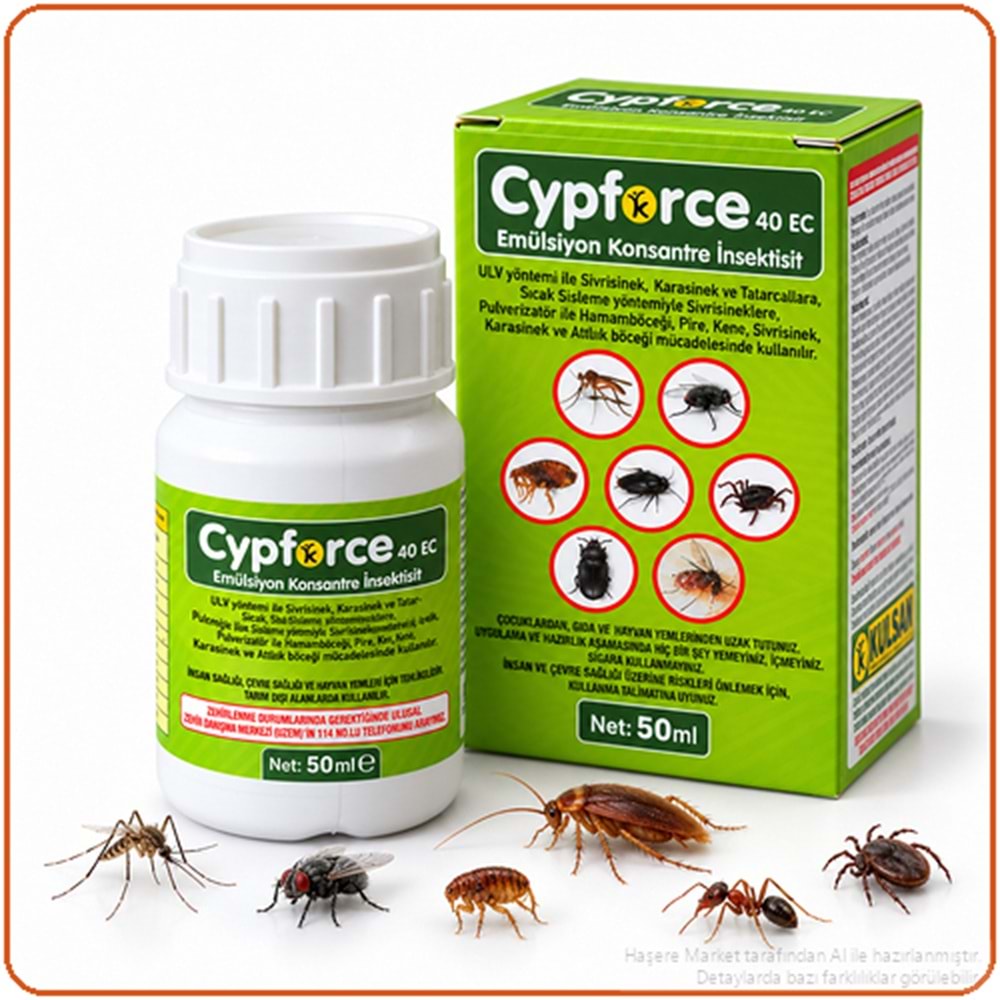 Cypforce 40 EC Kokulu Haşere İlacı | 50 Ml
