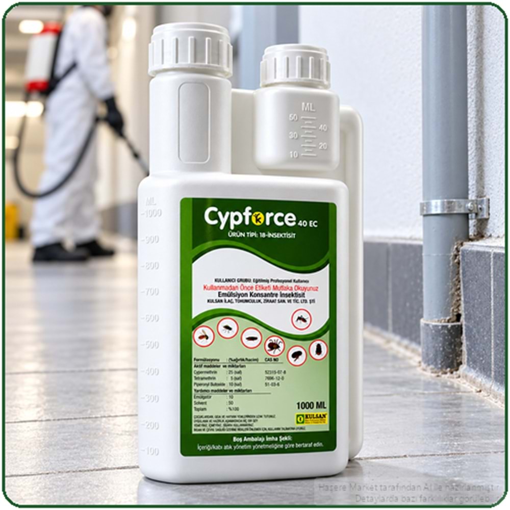 Cypforce 40 EC Kokulu Haşere İlacı | 1 Litre