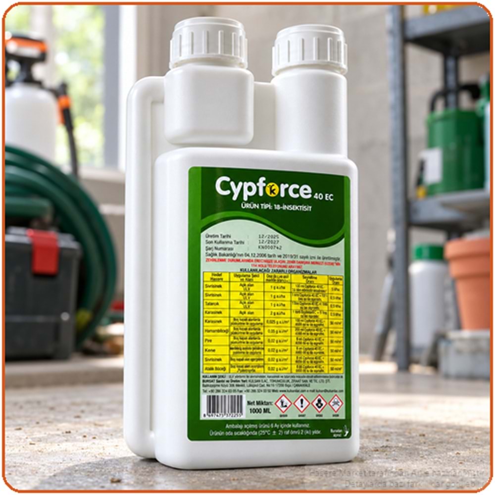Cypforce 40 EC Kokulu Haşere İlacı | 1 Litre