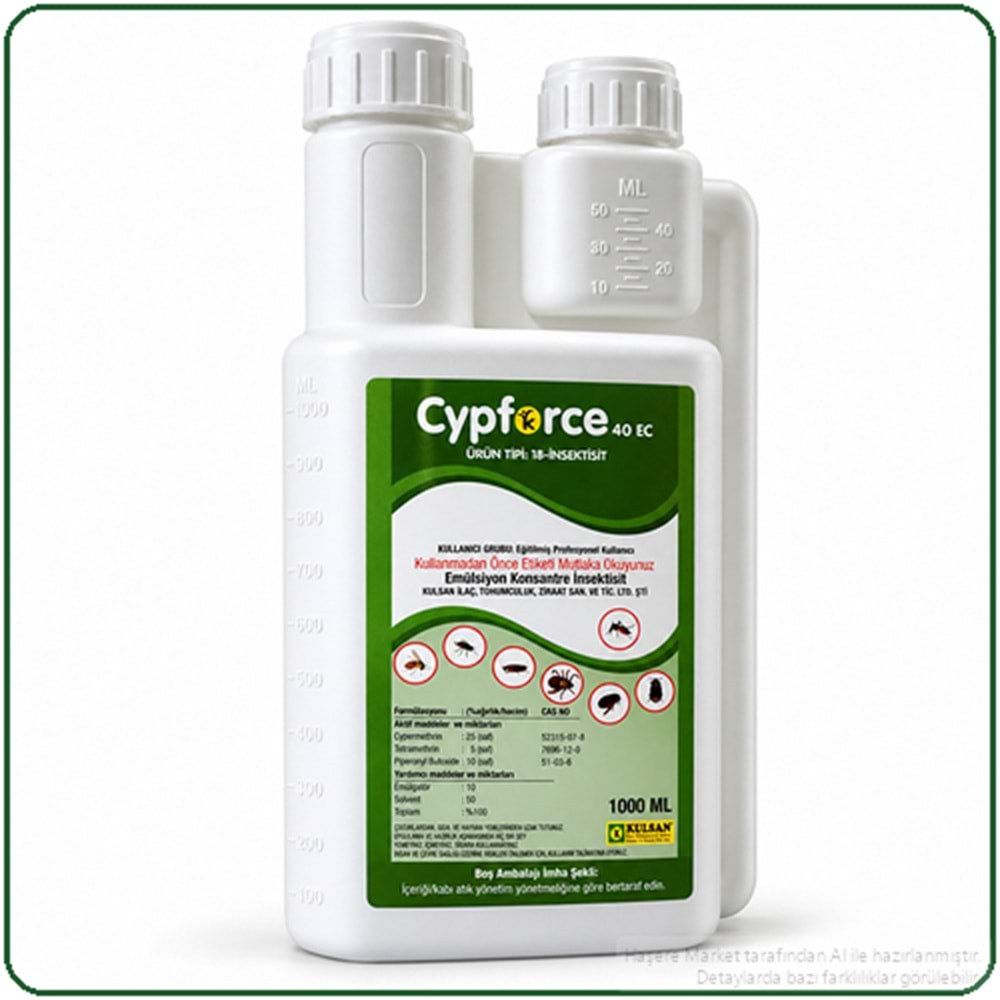 Cypforce 40 EC Kokulu Haşere İlacı | 1 Litre