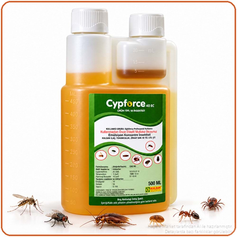Cypforce 40 EC Kokulu Haşere İlacı | 500 Ml