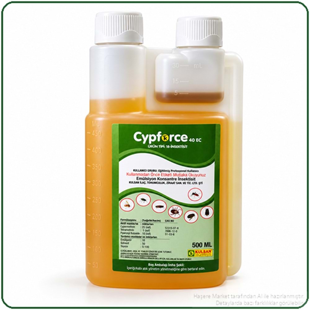 Cypforce 40 EC Kokulu Haşere İlacı | 500 Ml
