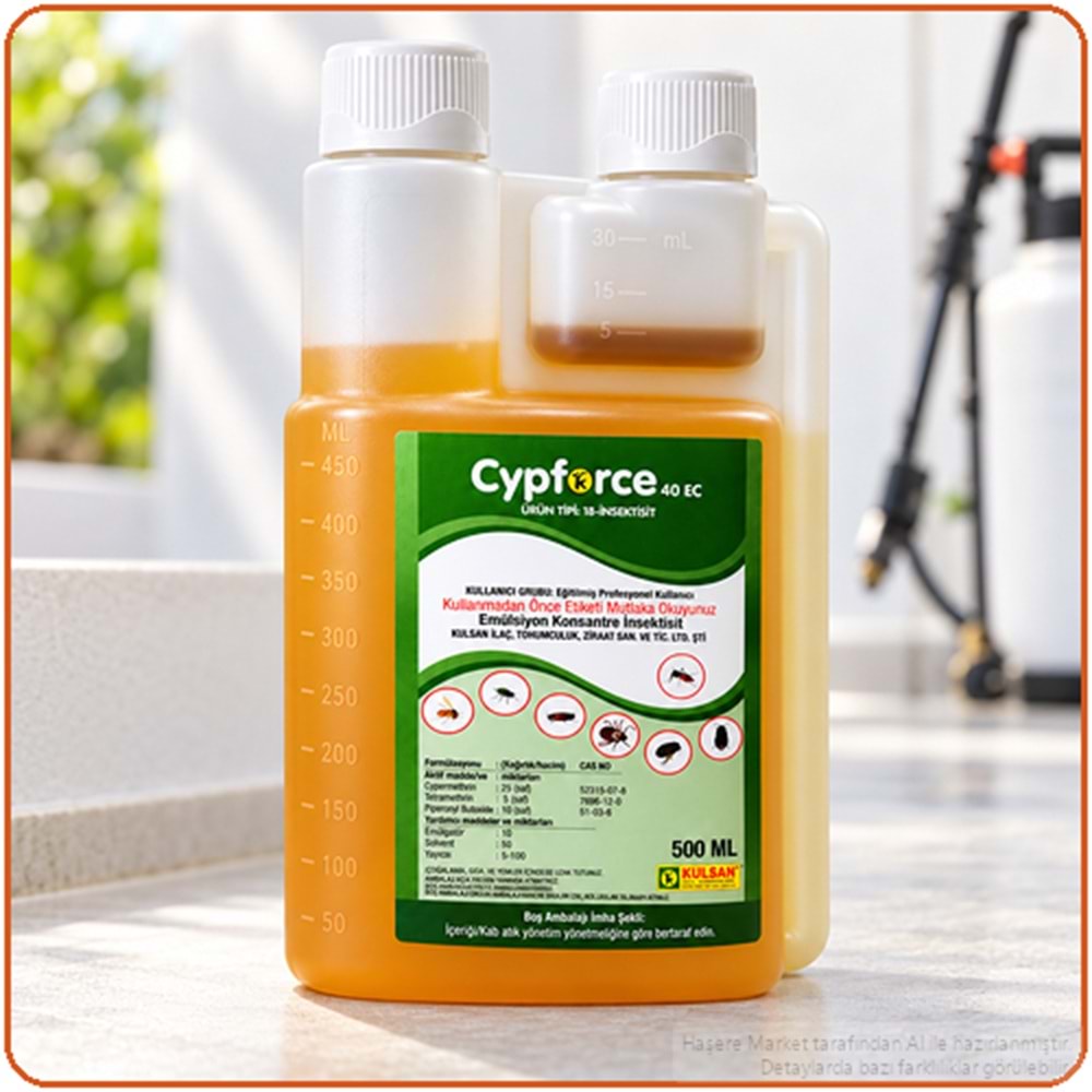 Cypforce 40 EC Kokulu Haşere İlacı | 500 Ml