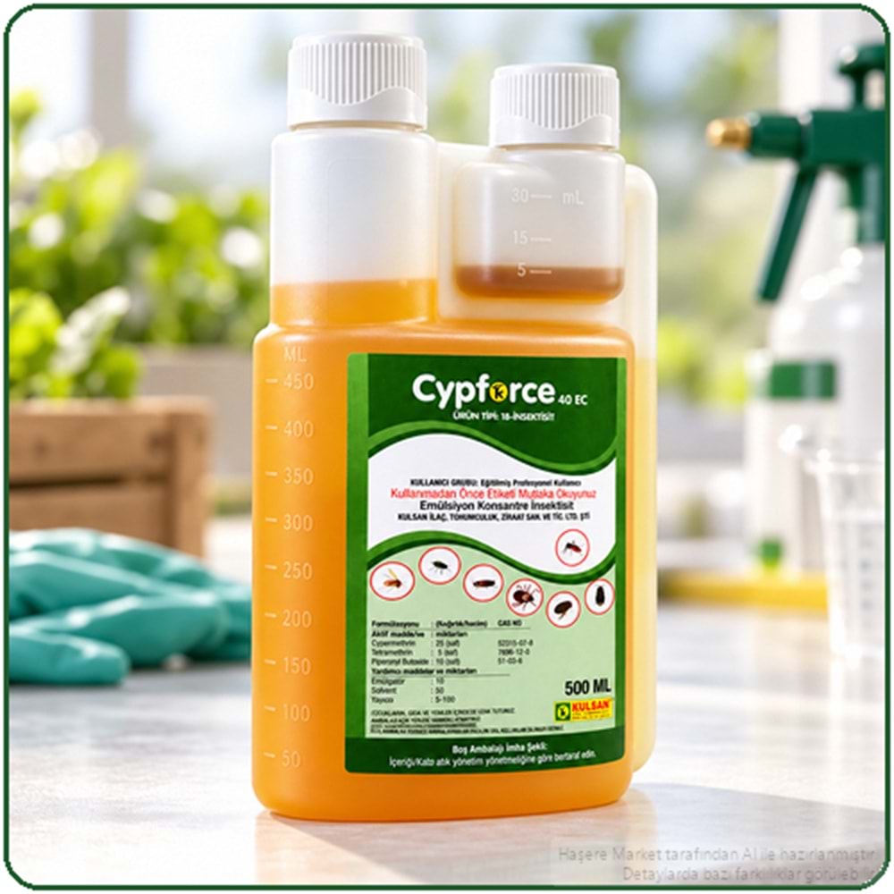 Cypforce 40 EC Kokulu Haşere İlacı | 500 Ml