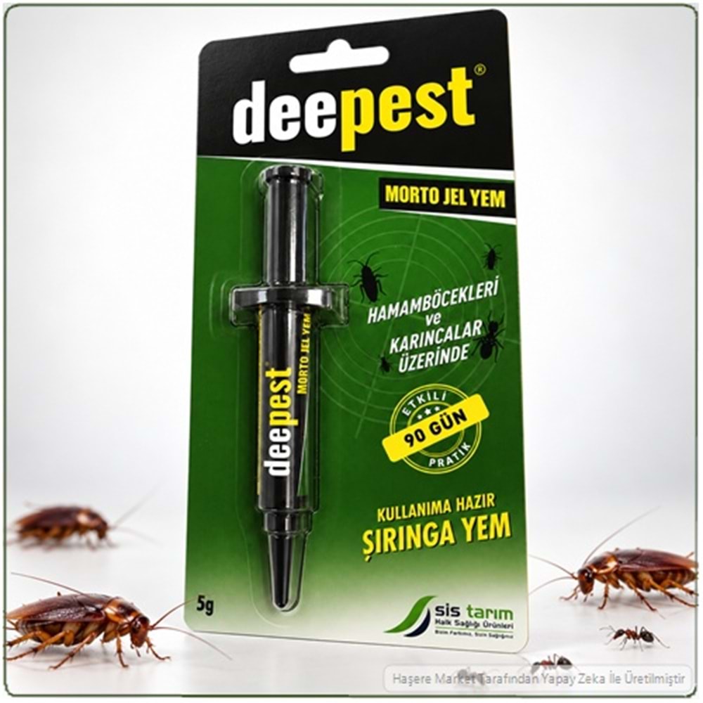 Deepest Morto Hamamböceği ve Karınca Jel İlacı | 5 Gr