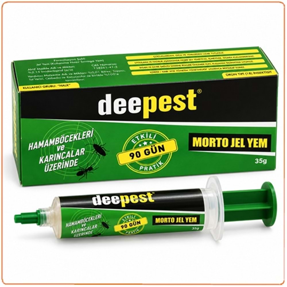 Deepest Morto Hamamböceği ve Karınca Jel Yem | 35 gram