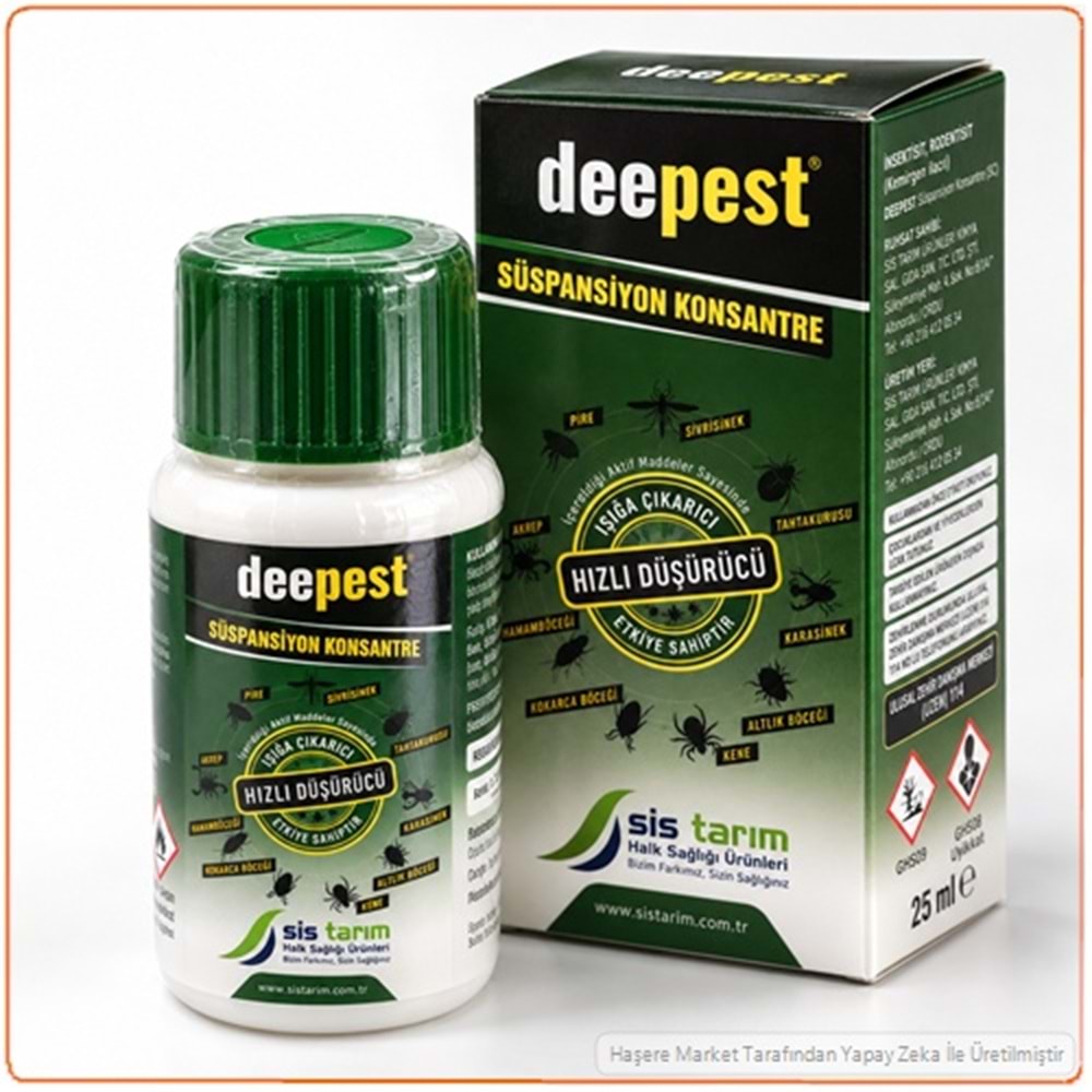 Deepest SC Kokusuz Haşere İlacı | 25 Ml