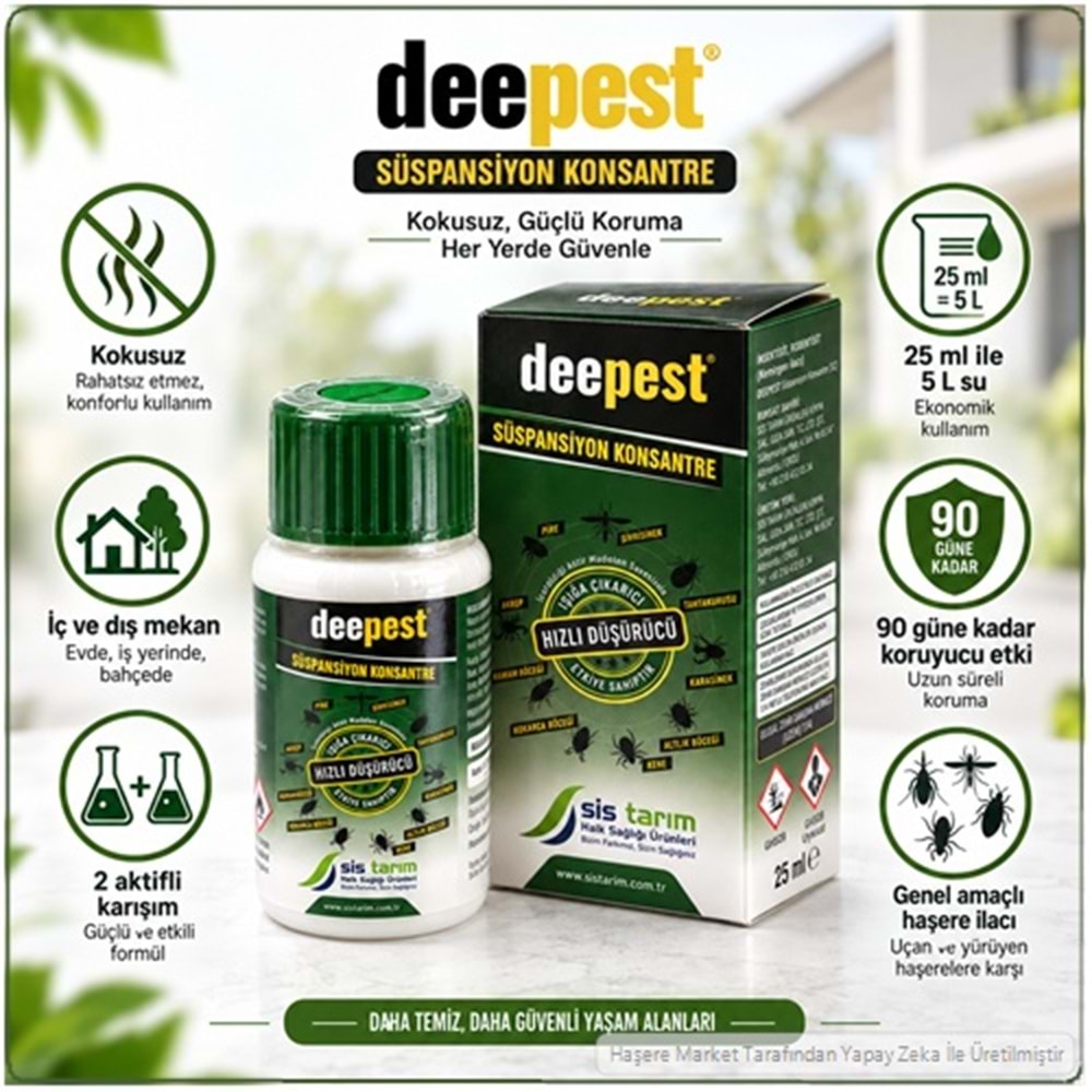 Deepest SC Kokusuz Haşere İlacı | 25 Ml