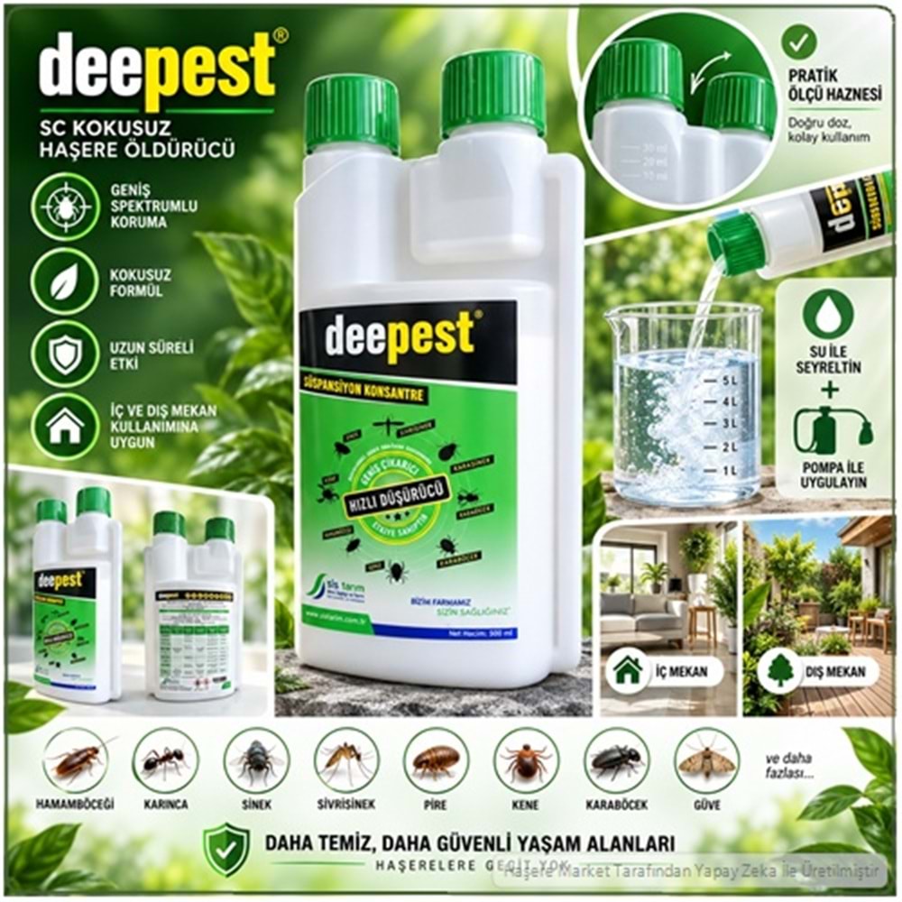 Deepest SC Kokusuz Haşere İlacı | 500 ml
