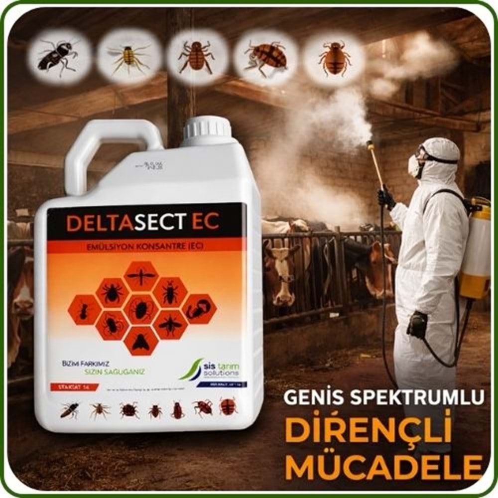 Delta Sect EC Kokulu Haşere Öldürücü | 5 litre