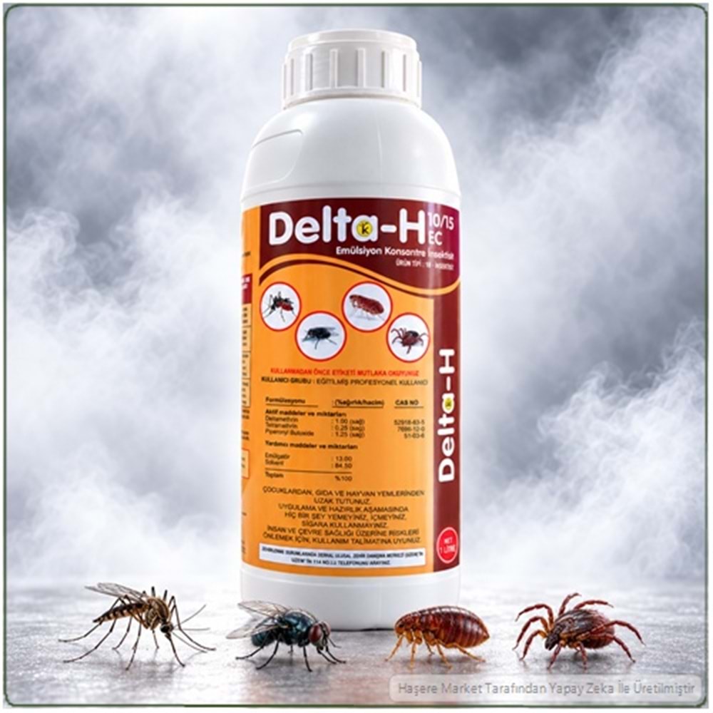Delta-H 10/15 EC Kokulu Haşere İlacı | 1 Litre
