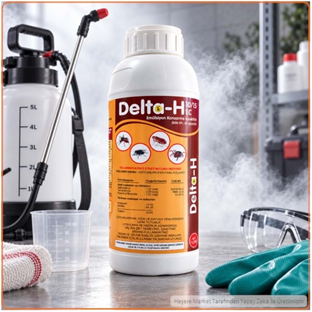 Delta-H 10/15 EC Kokulu Haşere İlacı | 1 Litre