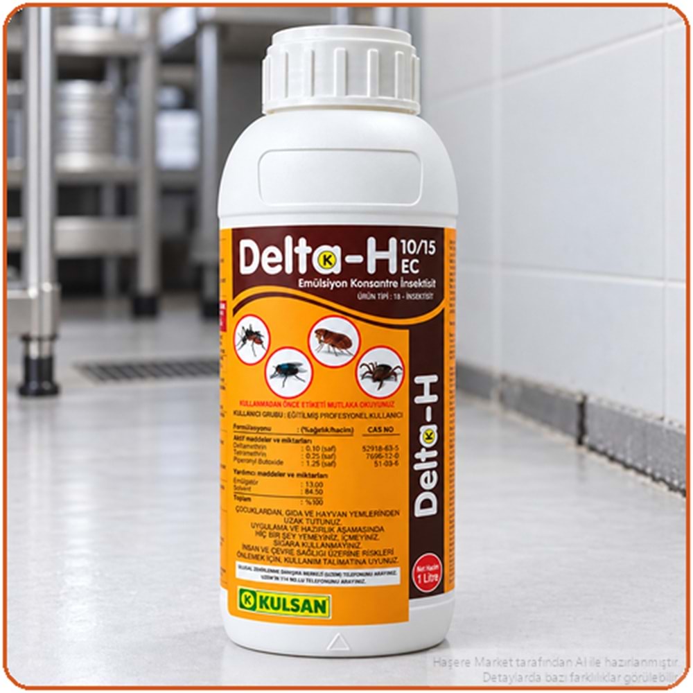 Delta-H 10/15 EC Kokulu Haşere İlacı | 1 Litre