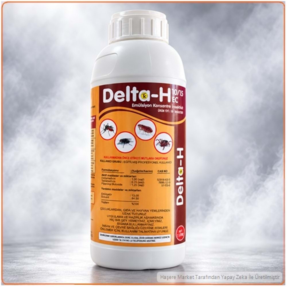 Delta-H 10/15 EC Kokulu Haşere İlacı | 1 Litre