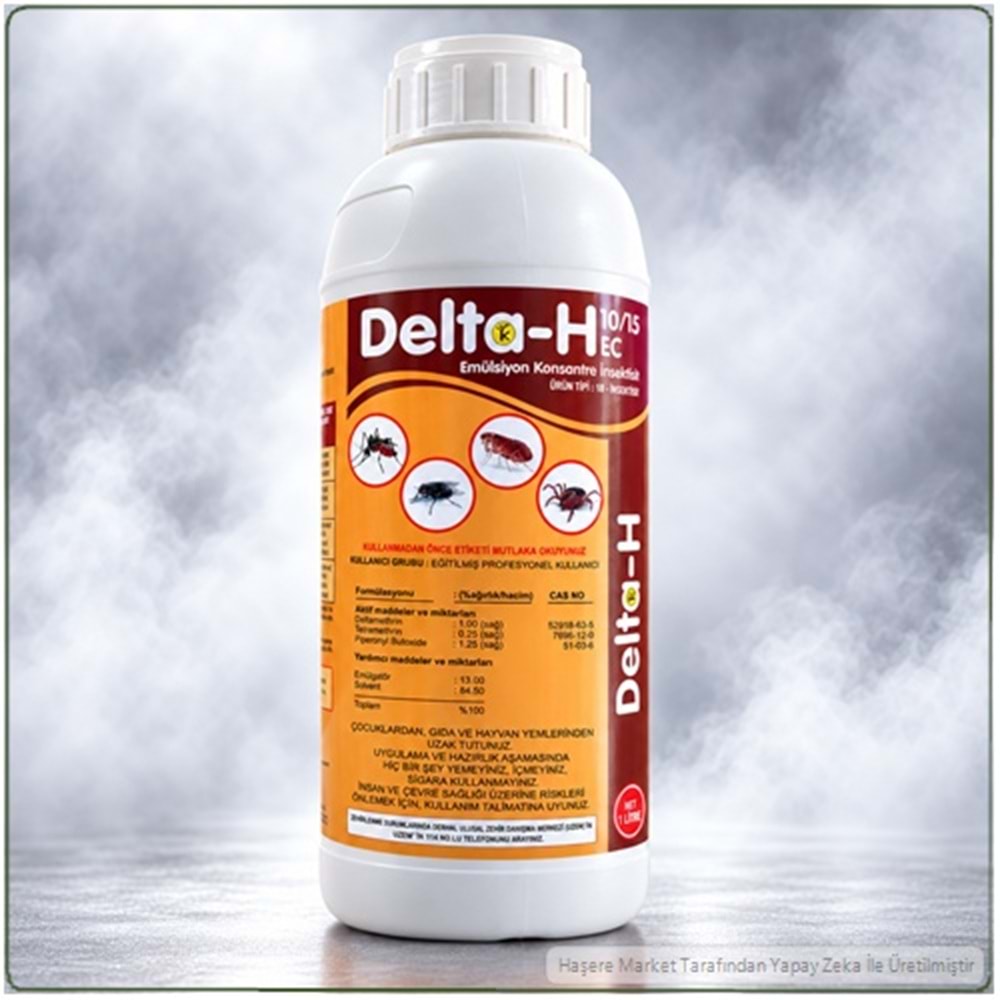 Delta-H 10/15 EC Kokulu Haşere İlacı | 1 Litre