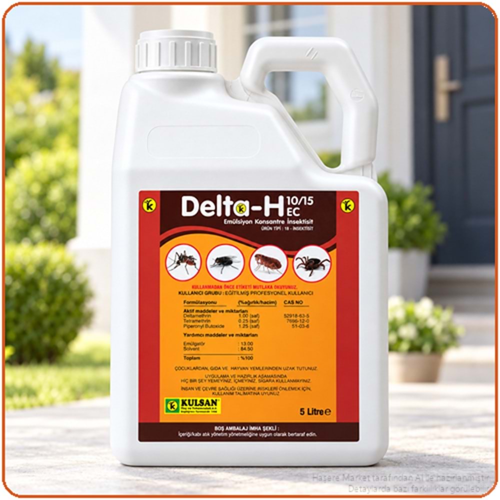 Delta-H 10/15 EC Kokulu Haşere İlacı | 5 Litre