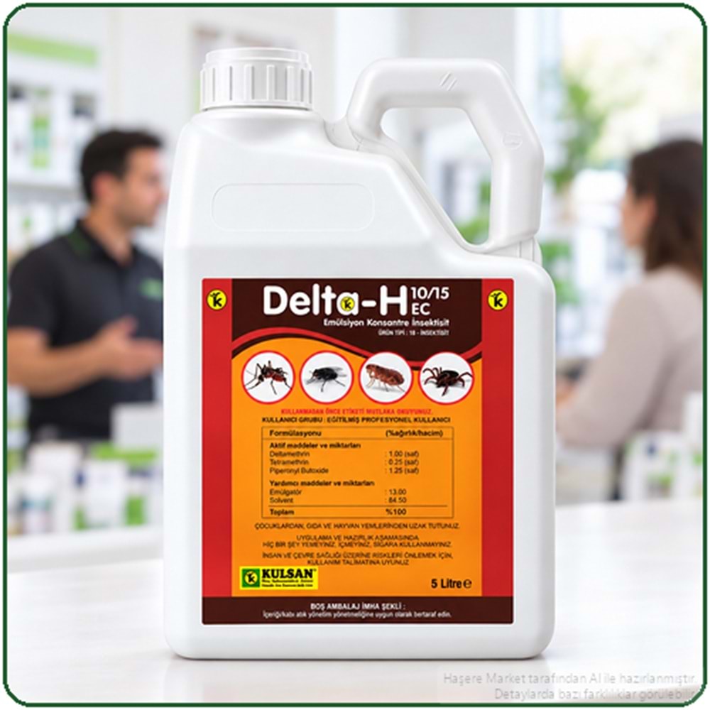 Delta-H 10/15 EC Kokulu Haşere İlacı | 5 Litre