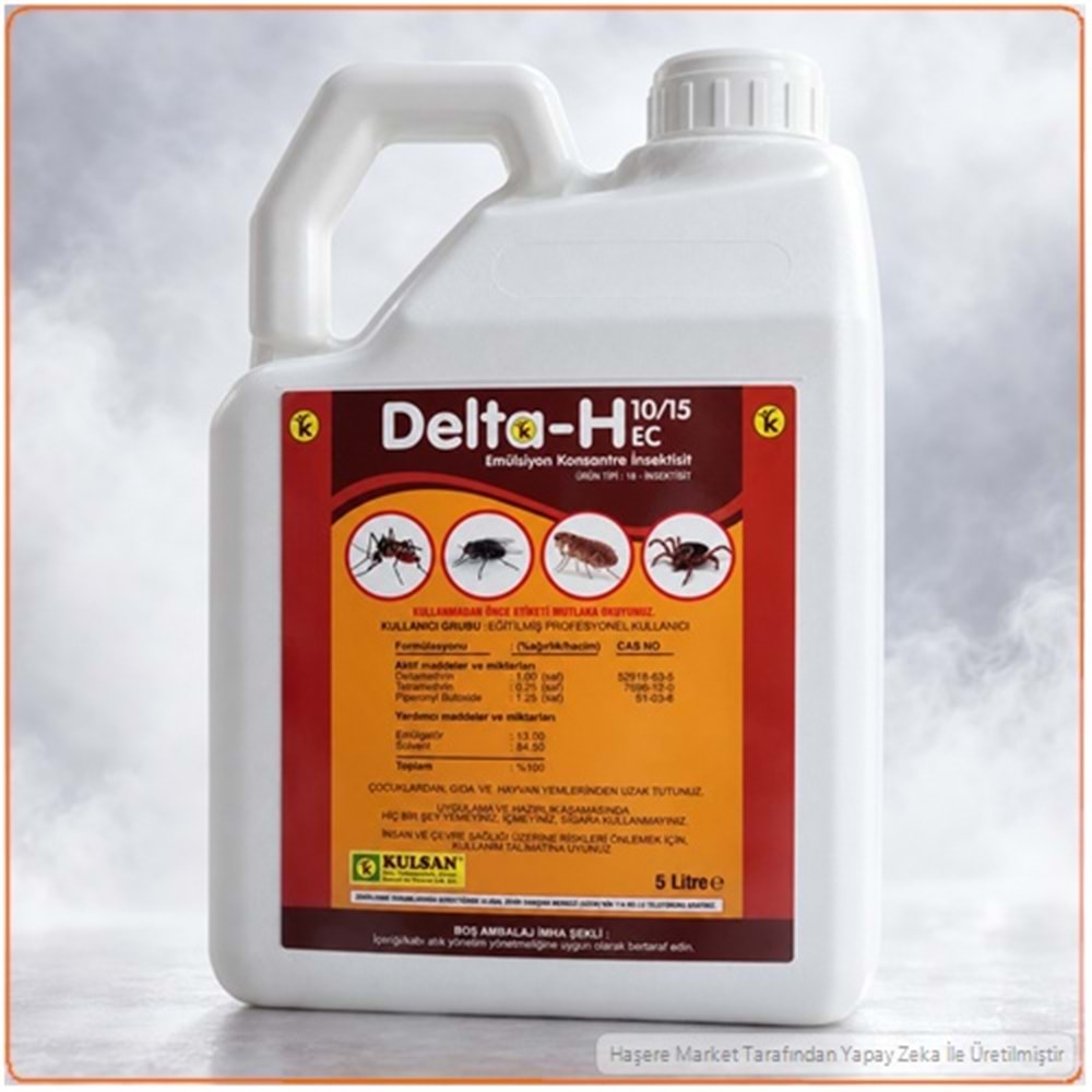 Delta-H 10/15 EC Kokulu Haşere İlacı | 5 Litre