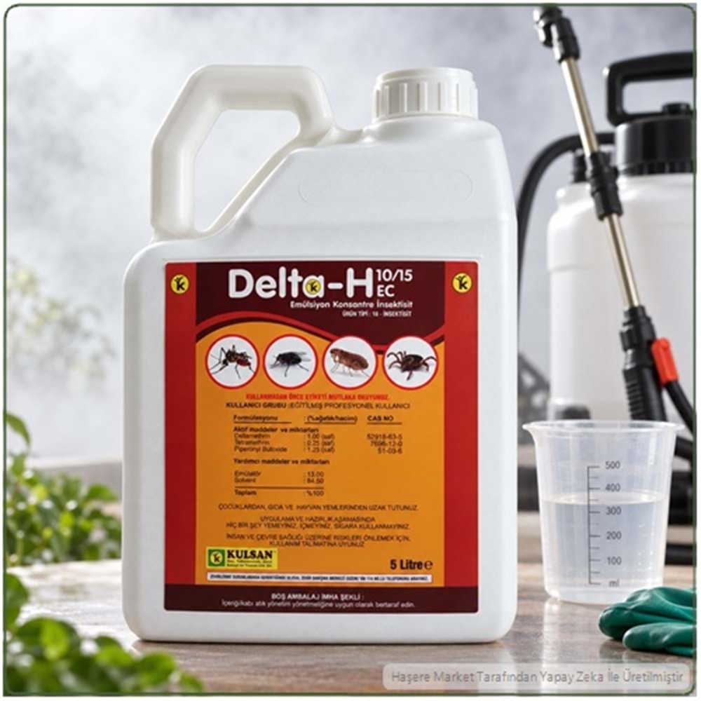 Delta-H 10/15 EC Kokulu Haşere İlacı | 5 Litre