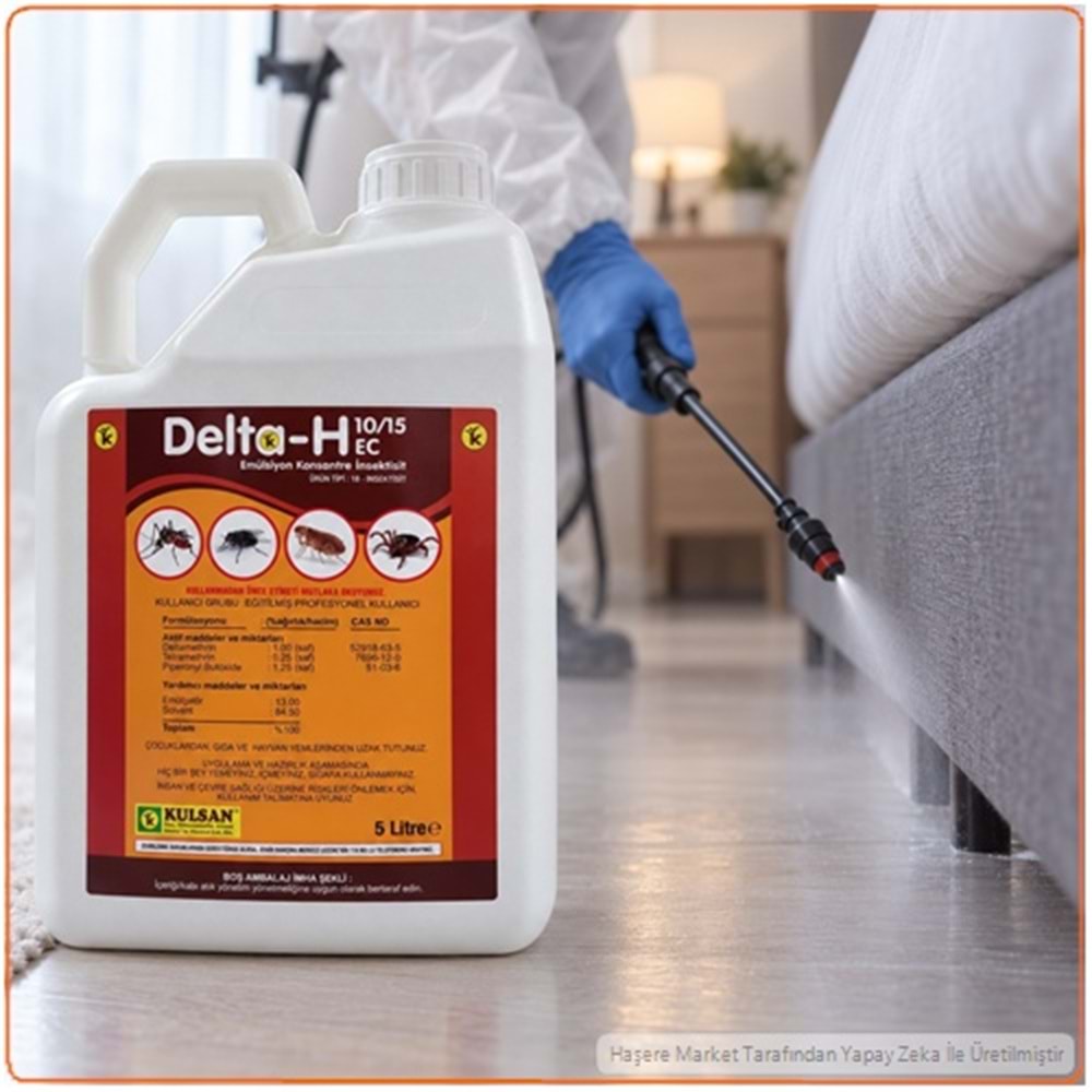 Delta-H 10/15 EC Kokulu Haşere İlacı | 5 Litre