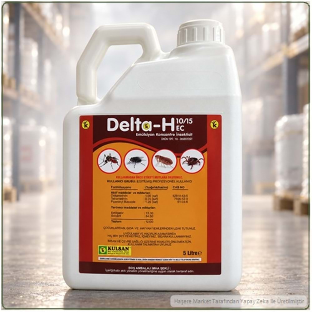 Delta-H 10/15 EC Kokulu Haşere İlacı | 5 Litre