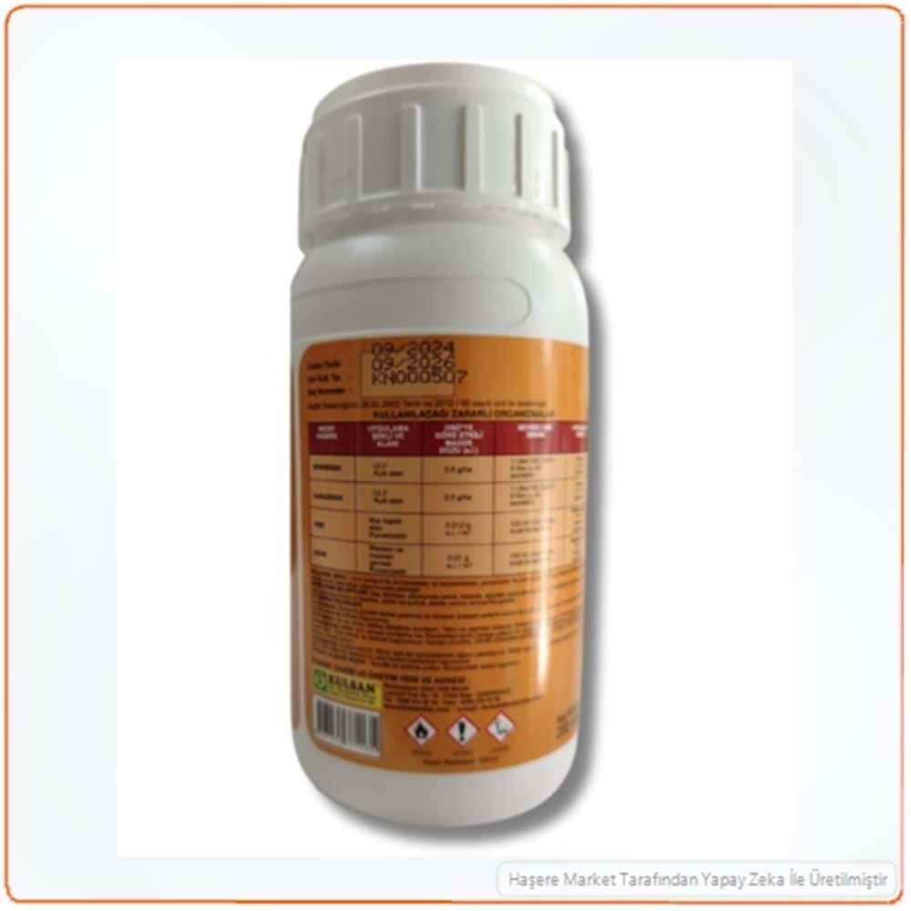 Delta-H 10/15 EC Kokulu Haşere İlacı | 250 Ml