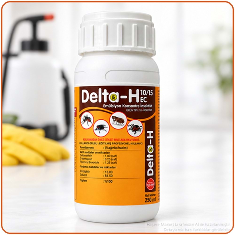 Delta-H 10/15 EC Kokulu Haşere İlacı | 250 Ml