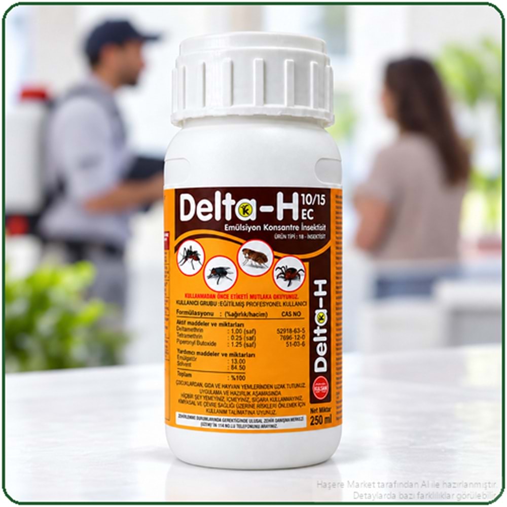 Delta-H 10/15 EC Kokulu Haşere İlacı | 250 Ml