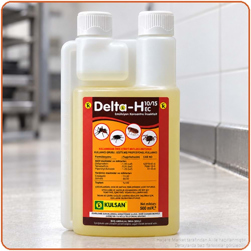 Delta-H 10/15 EC Kokulu Haşere İlacı | 500 Ml