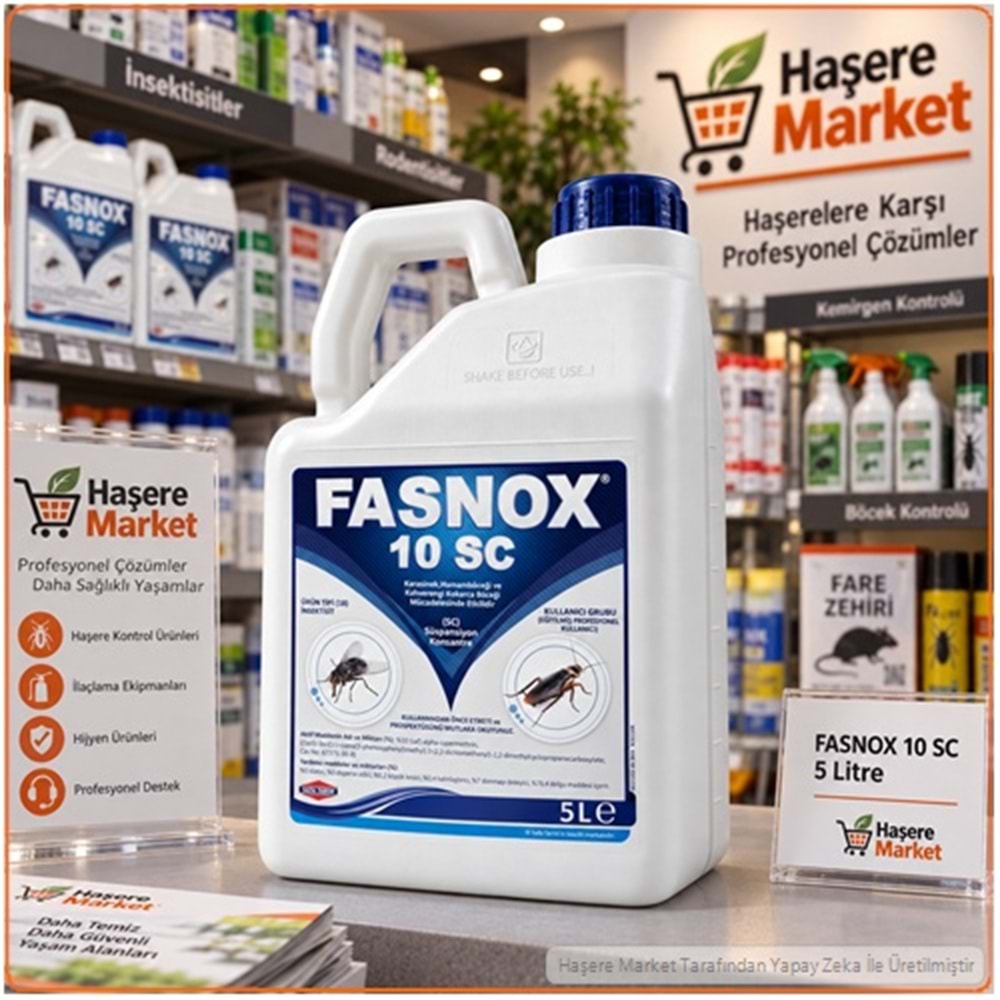 Fasnox SC 10 Kokusuz Haşere İlacı | 5 litre