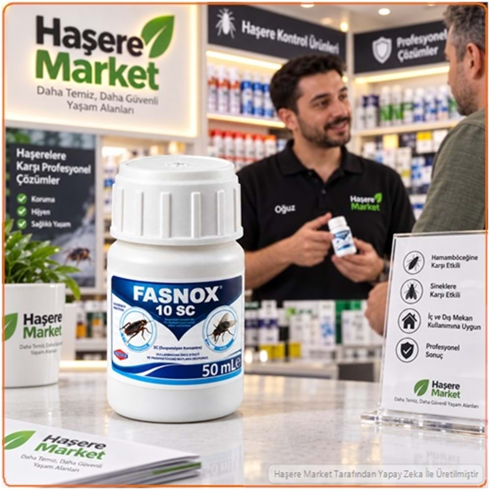 Fasnox SC 10 Kokusuz Haşere İlacı | 50 ml