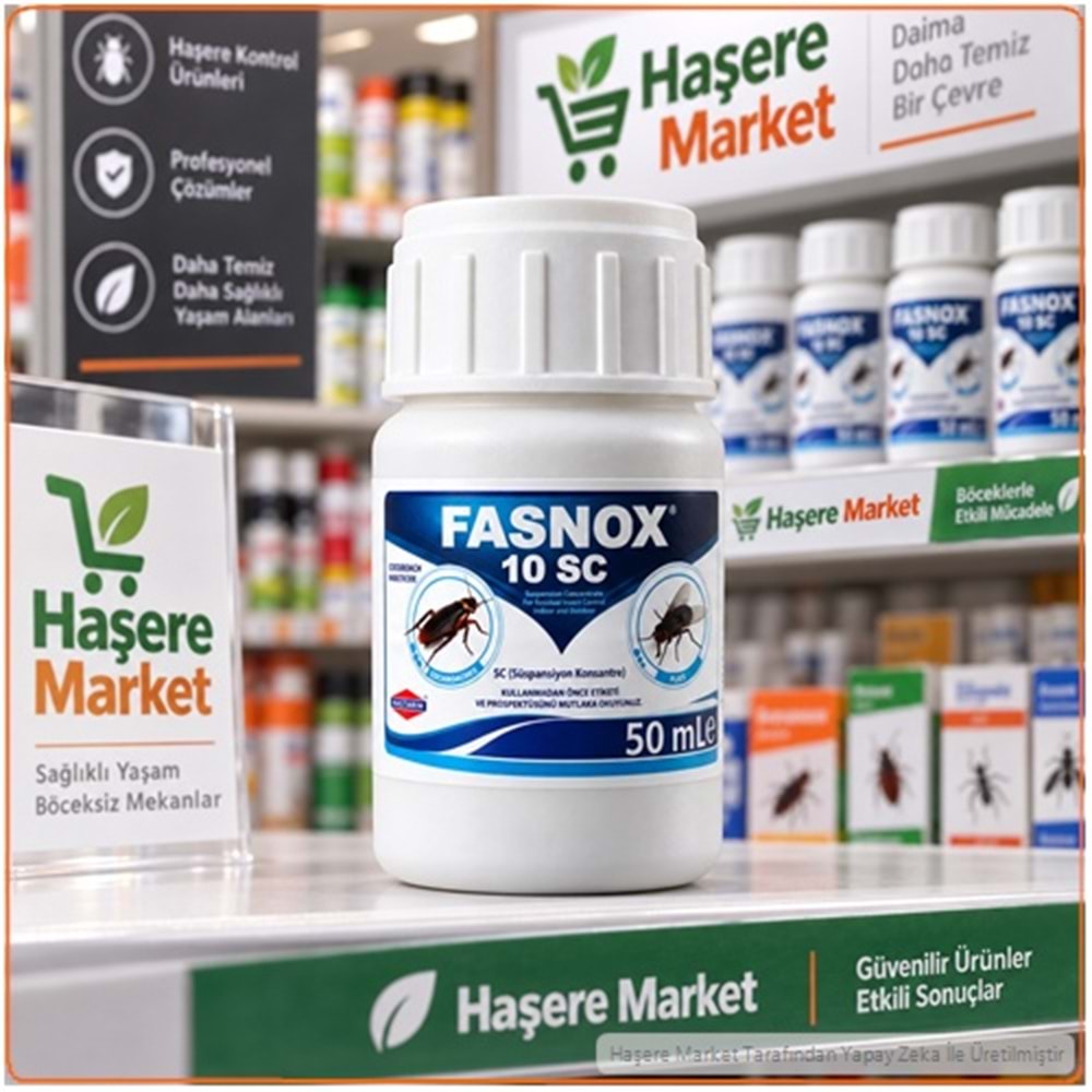 Fasnox SC 10 Kokusuz Haşere İlacı | 50 ml