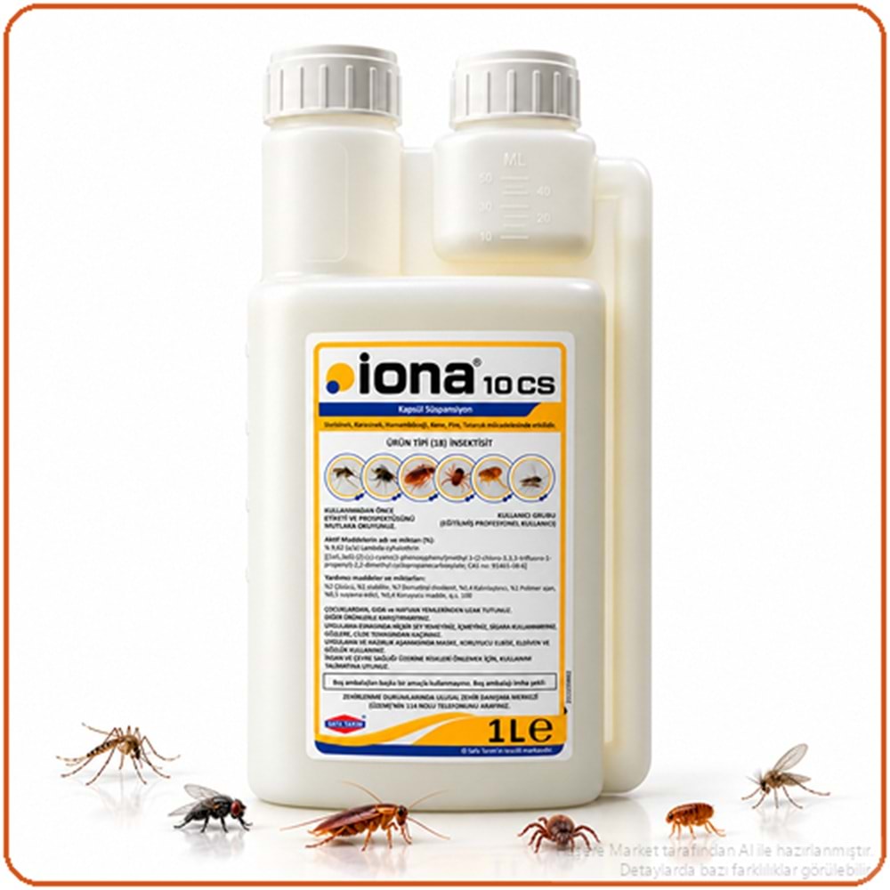 İona 10 CS Kokusuz Haşere İlacı | 1 Litre