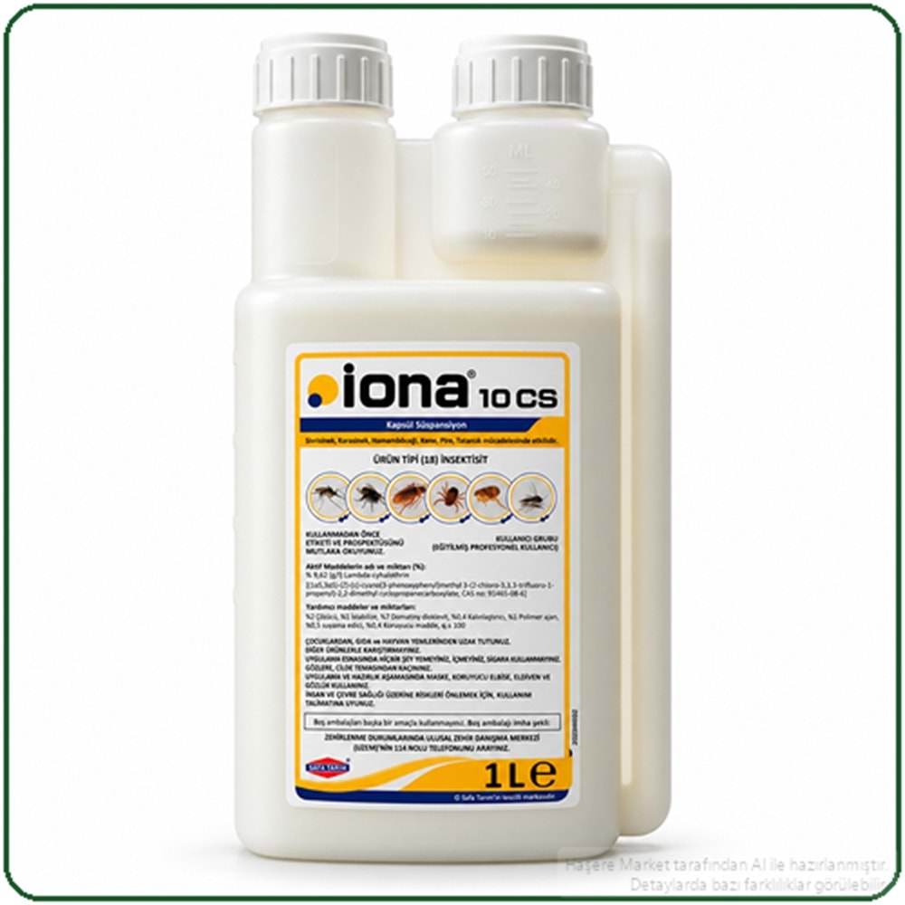 İona 10 CS Kokusuz Haşere İlacı | 1 Litre