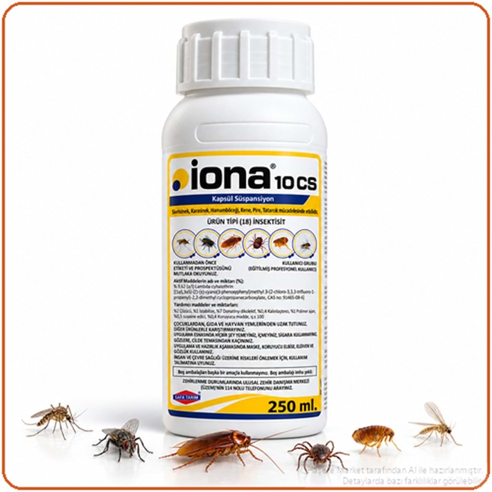 İona 10 CS Kokusuz Haşere İlacı | 250 Ml
