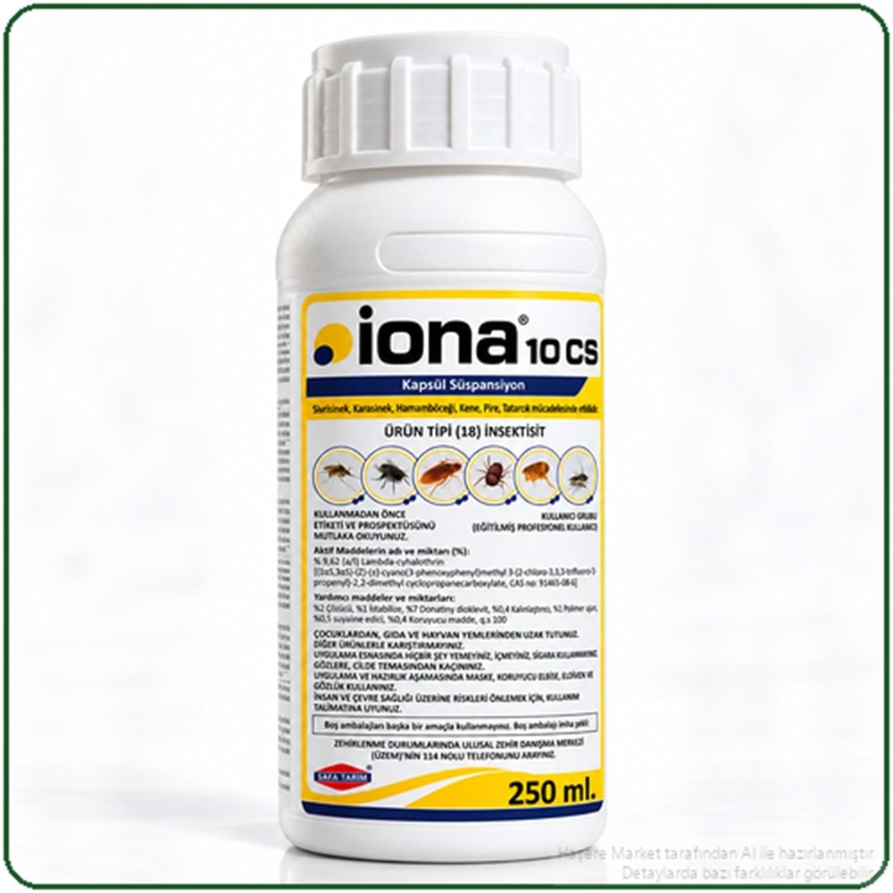 İona 10 CS Kokusuz Haşere İlacı | 250 Ml
