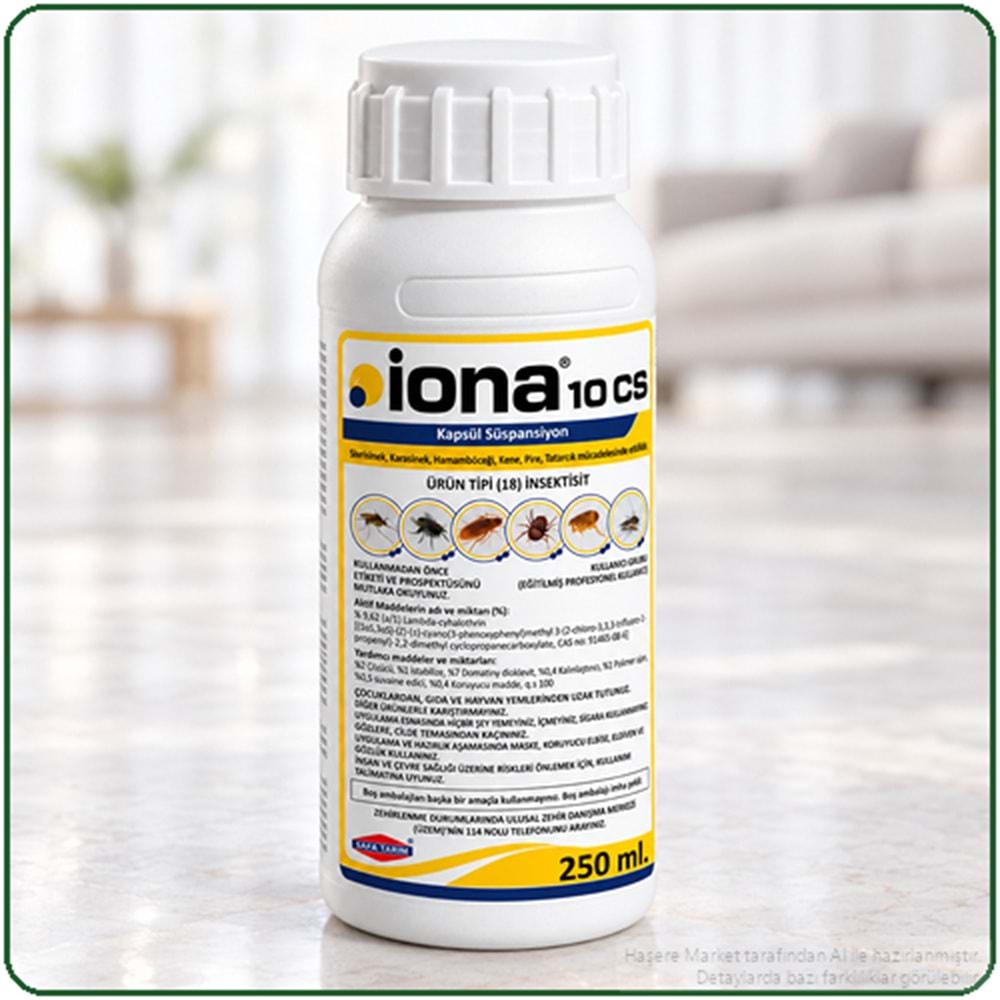 İona 10 CS Kokusuz Haşere İlacı | 250 Ml