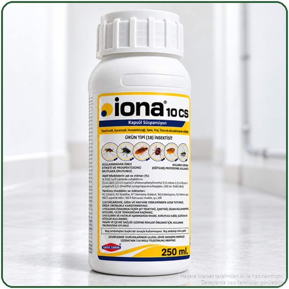 İona 10 CS Kokusuz Haşere İlacı | 250 Ml