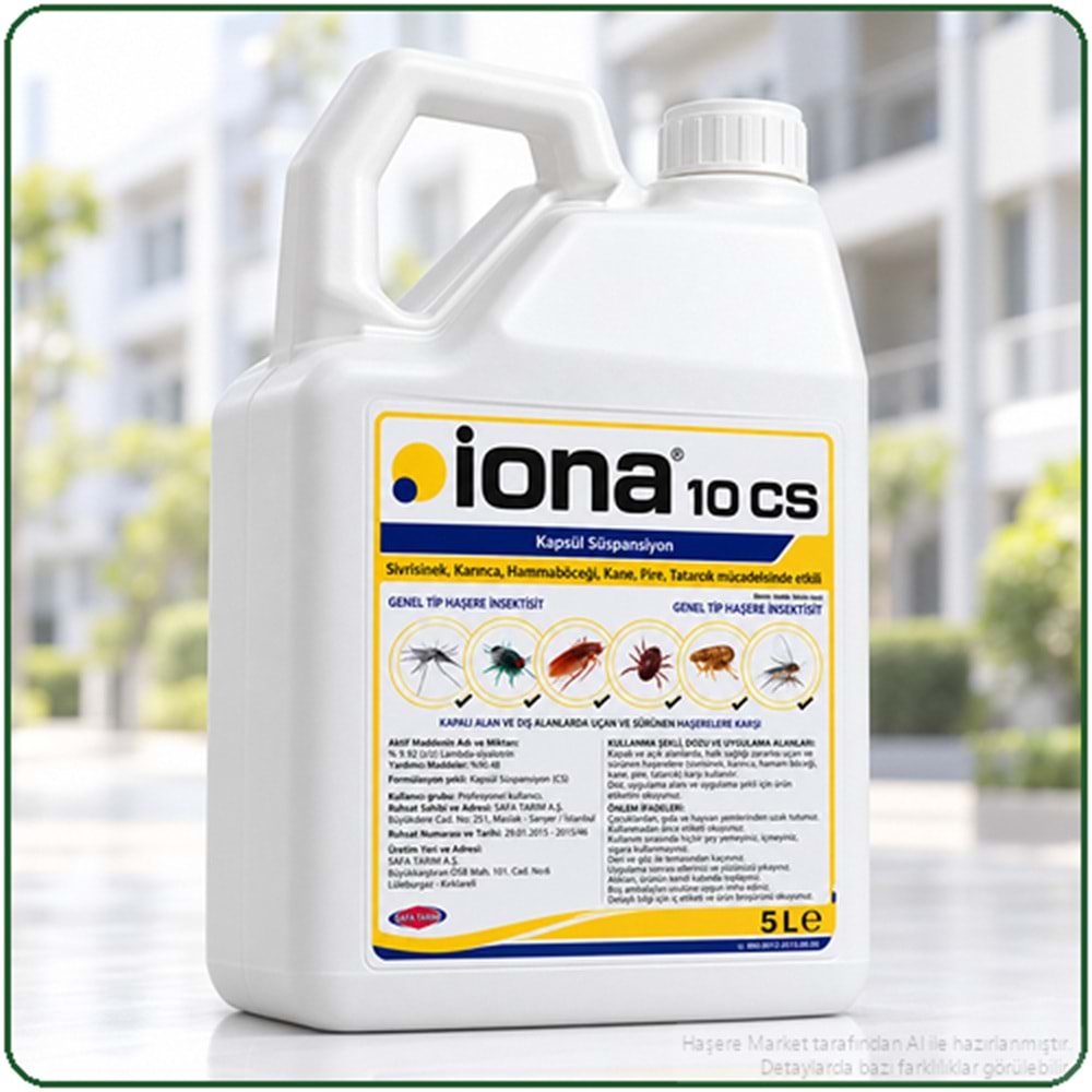 İona 10 CS Kokusuz Haşere İlacı | 5 Litre