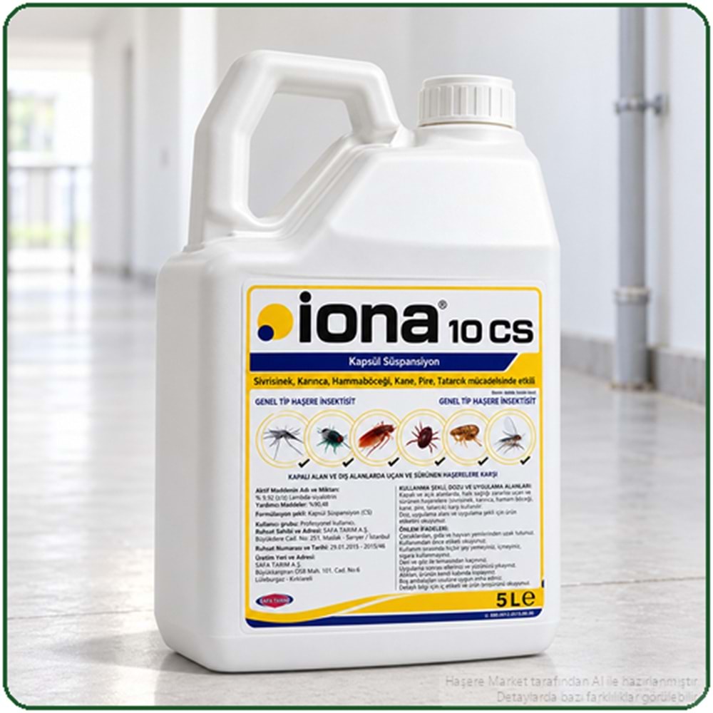 İona 10 CS Kokusuz Haşere İlacı | 5 Litre
