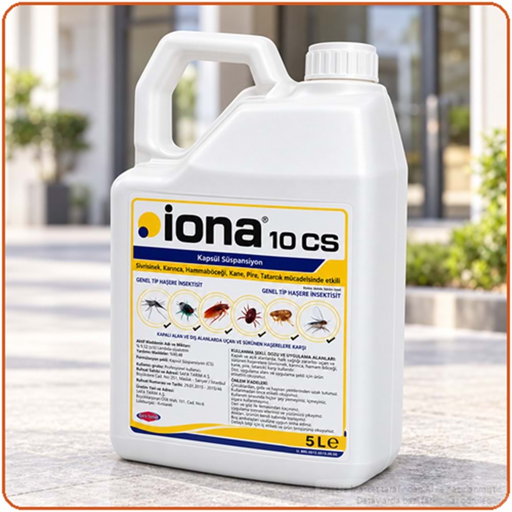 İona 10 CS Kokusuz Haşere İlacı | 5 Litre