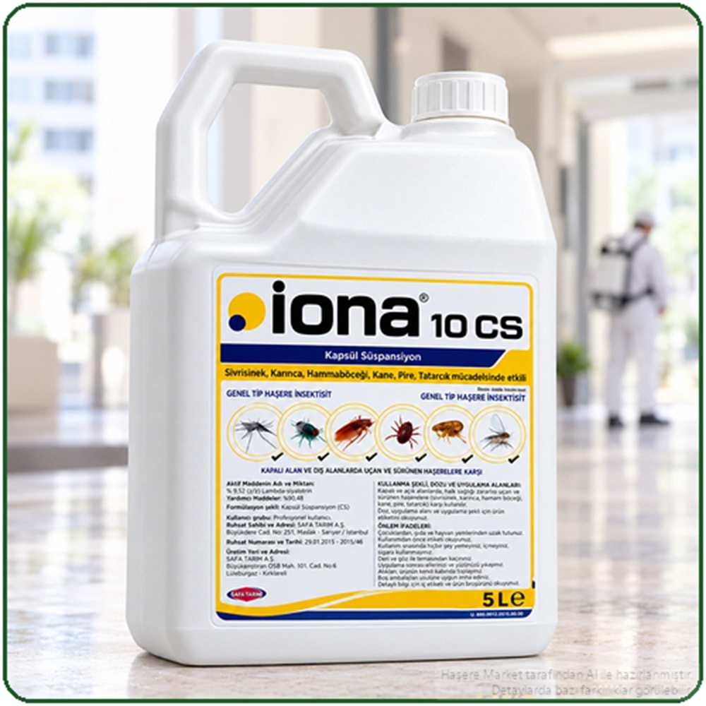 İona 10 CS Kokusuz Haşere İlacı | 5 Litre